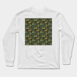 The Leopard Jungle Pattern Long Sleeve T-Shirt